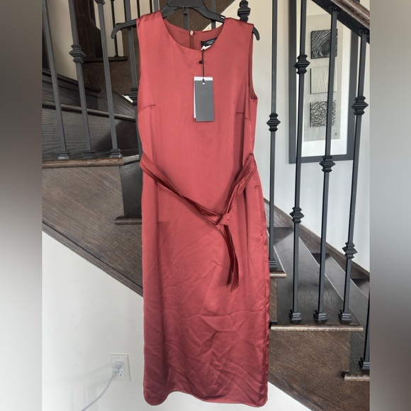 Weekend Max Mara Baiardo satin midi Dress - Picture 4 of 12